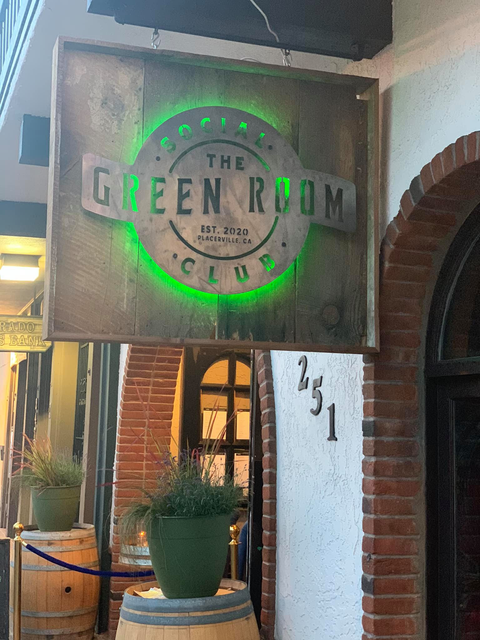 The Green Room Social Club, Placerville, CA Booking Information