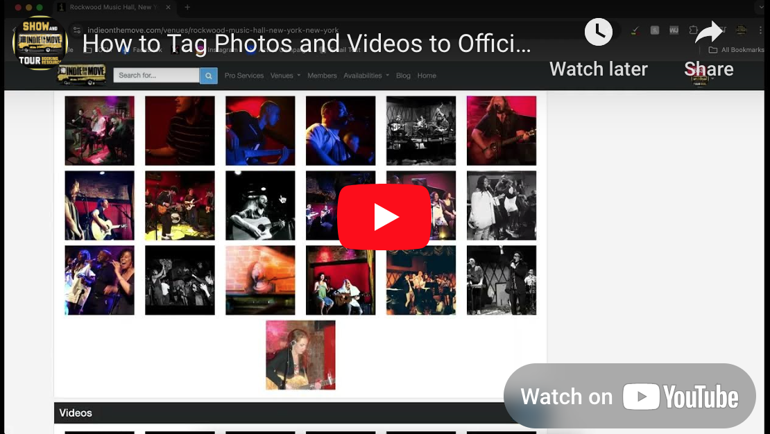 Tagging Photos and Videos on IOTM